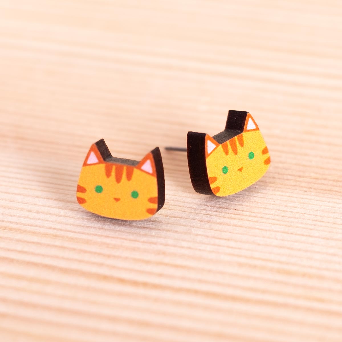 Earrings - Cats (multiple colors)