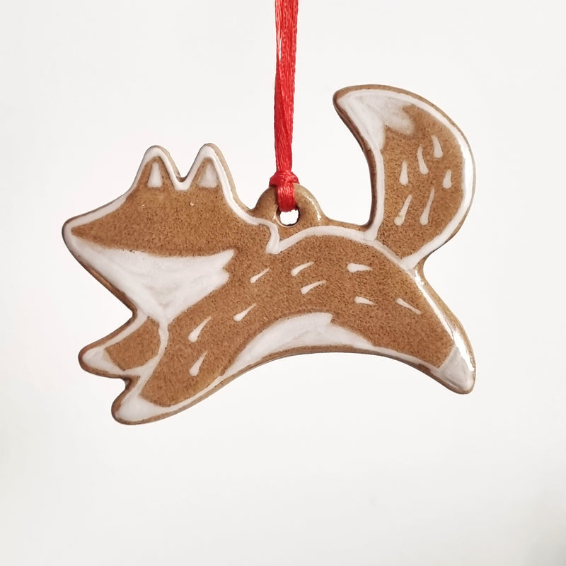 Ornament - gingerbread fox