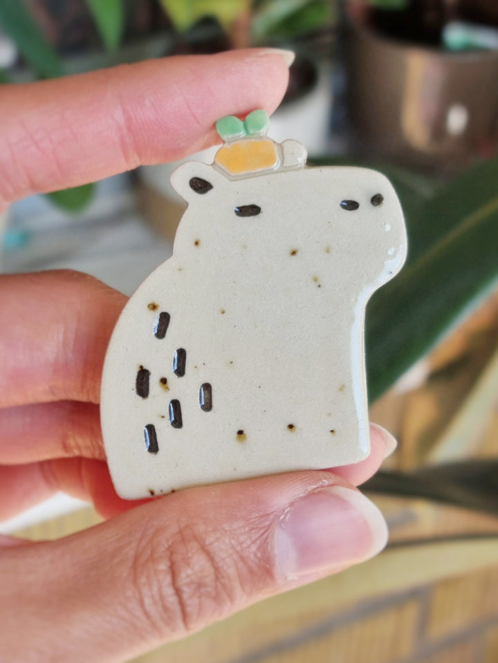 Ceramic magnet - capybara *
