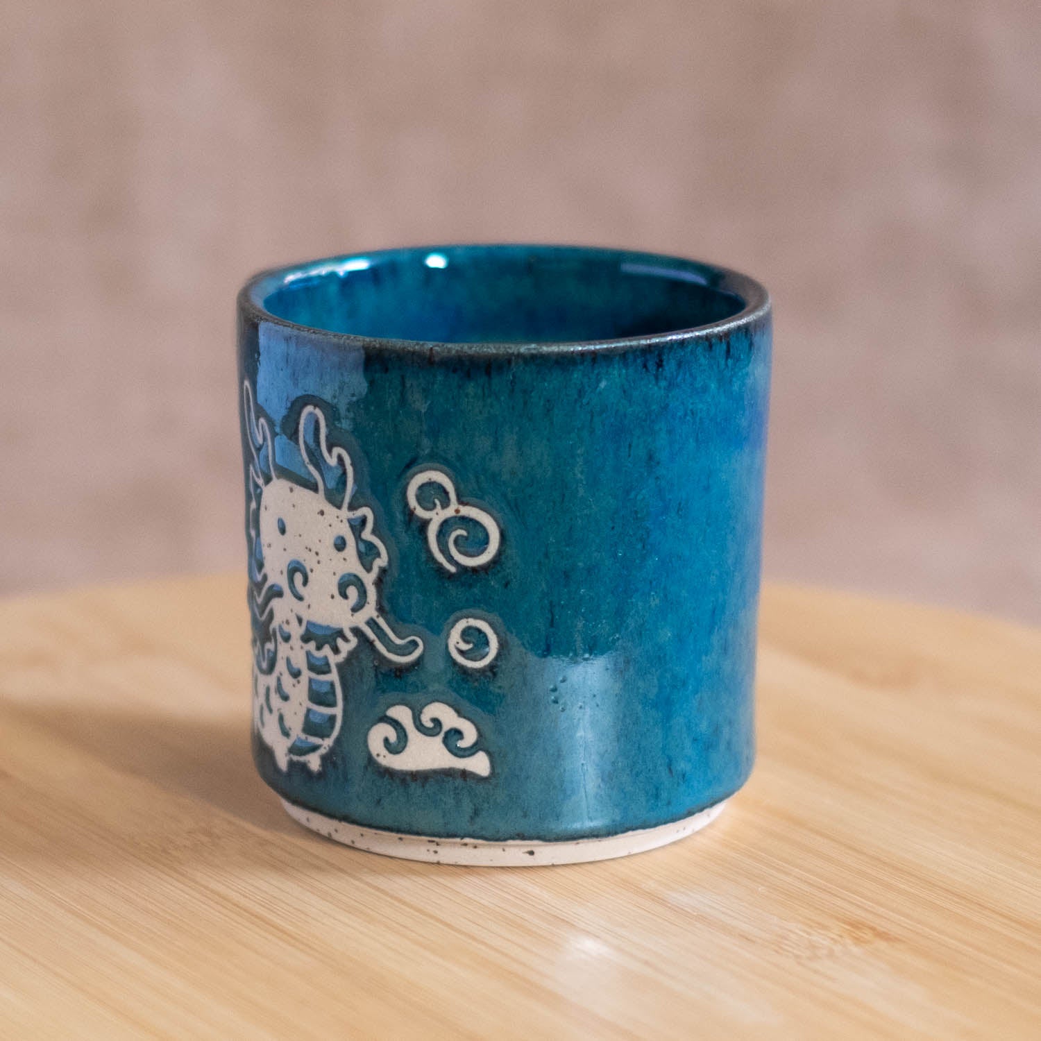 Mug 350 ml (Left) - Cobalt dragon *