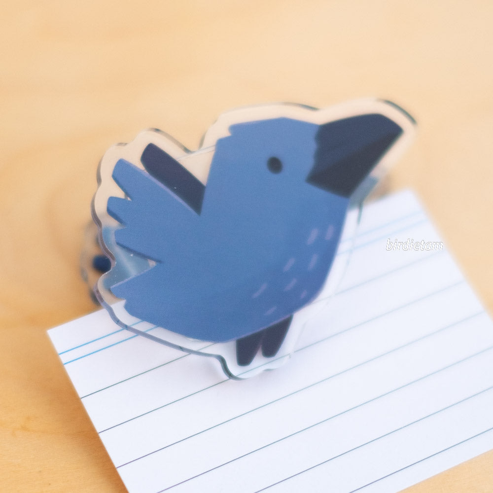 Snack Bag Clip - Crow