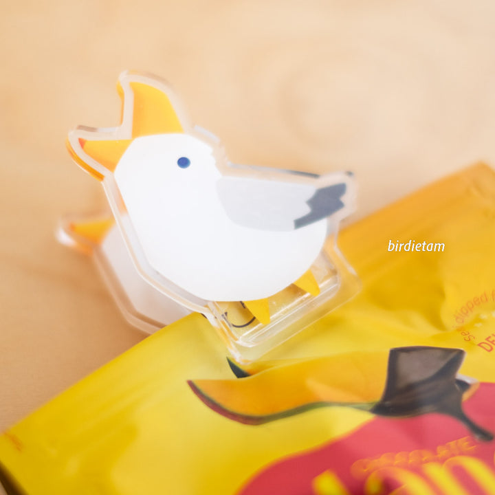 Snack Bag Clip - Seagull