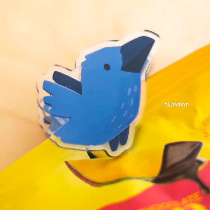 Snack Bag Clip - Crow