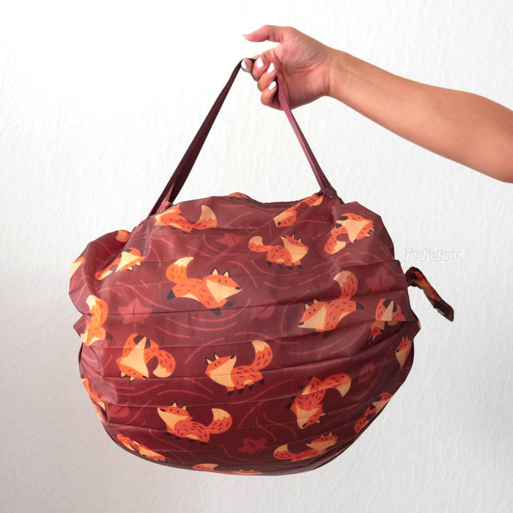 Foldable Bag - Red Foxes
