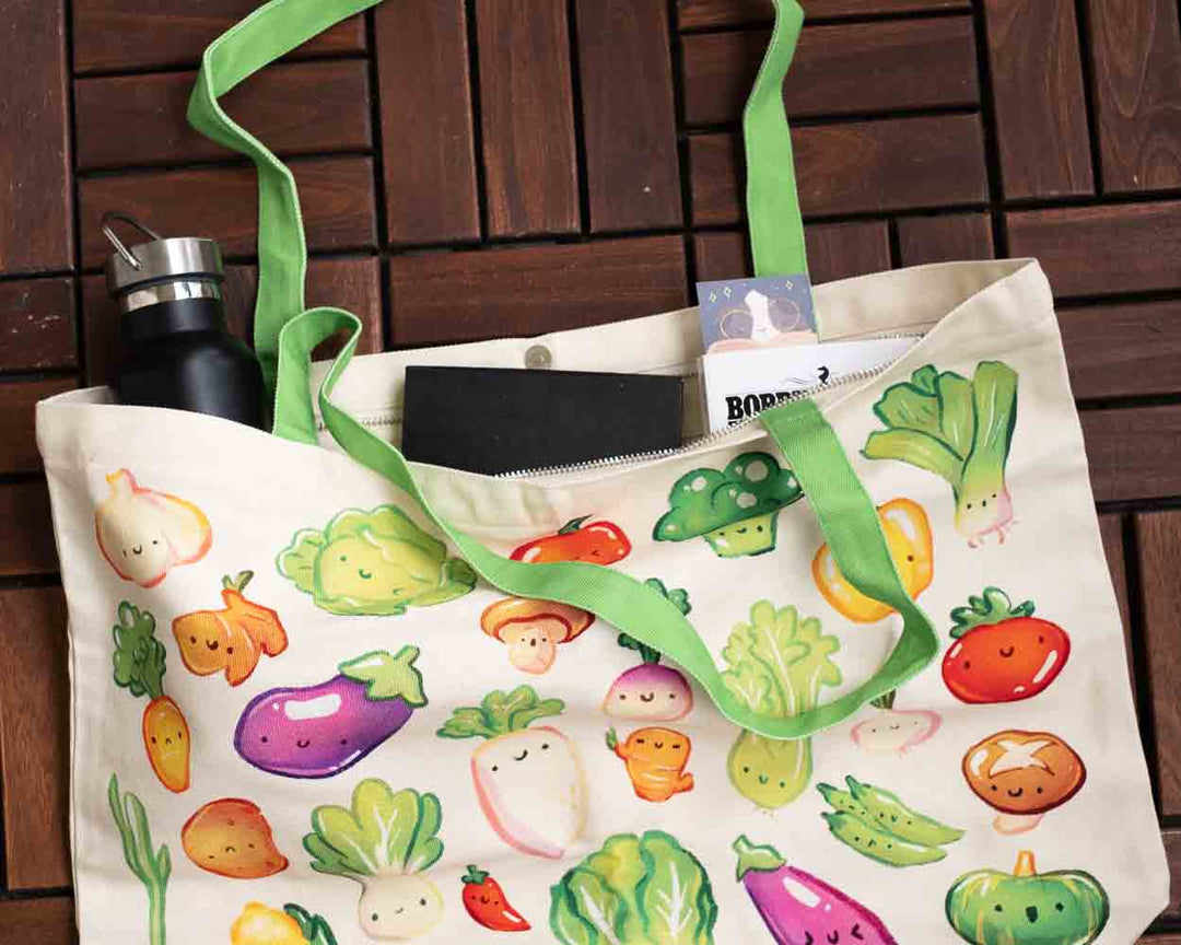 Tote bag (large) - Veggies