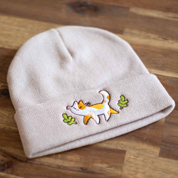 Beanie - Calico, beige