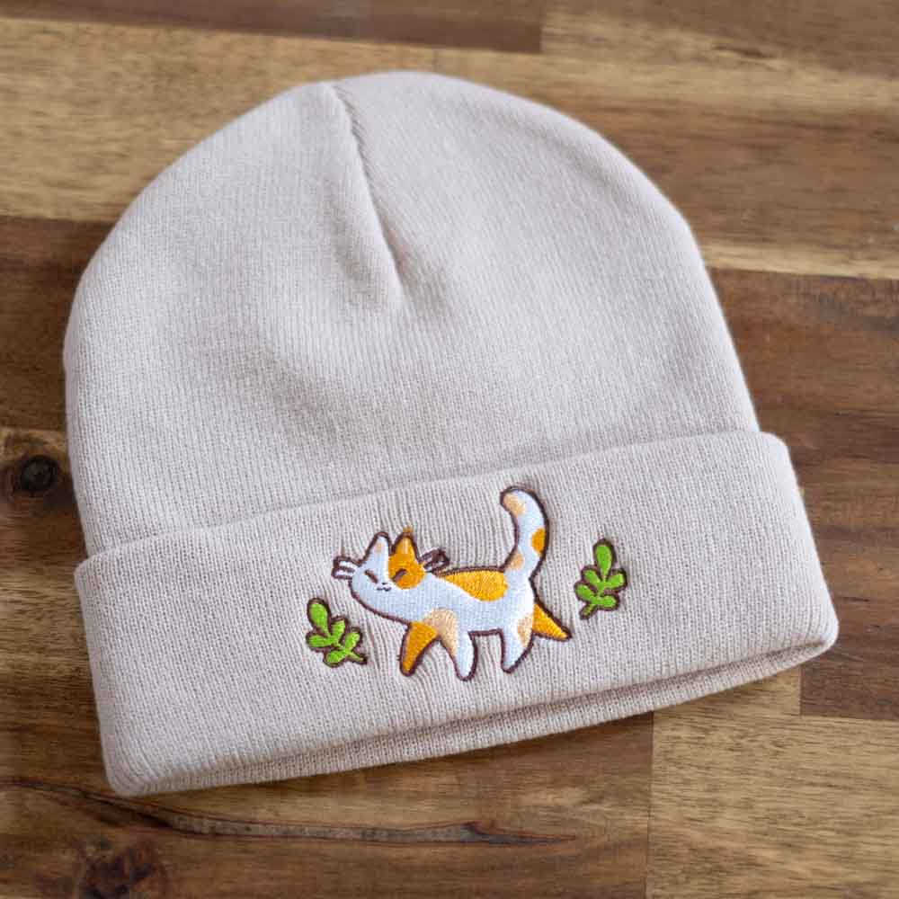 Beanie - Calico, beige