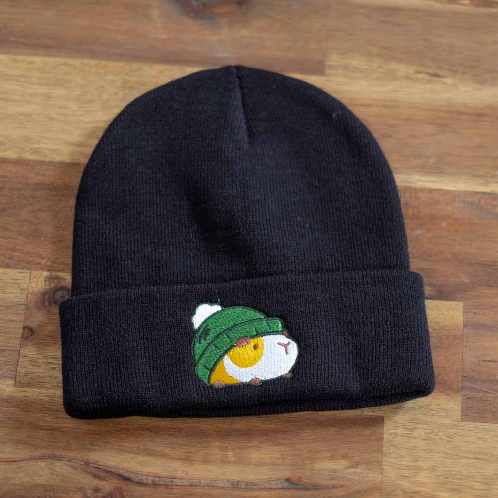 Beanie - Guinea in a beanie, black