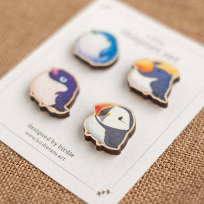 Magnet set - Penguins & puffin