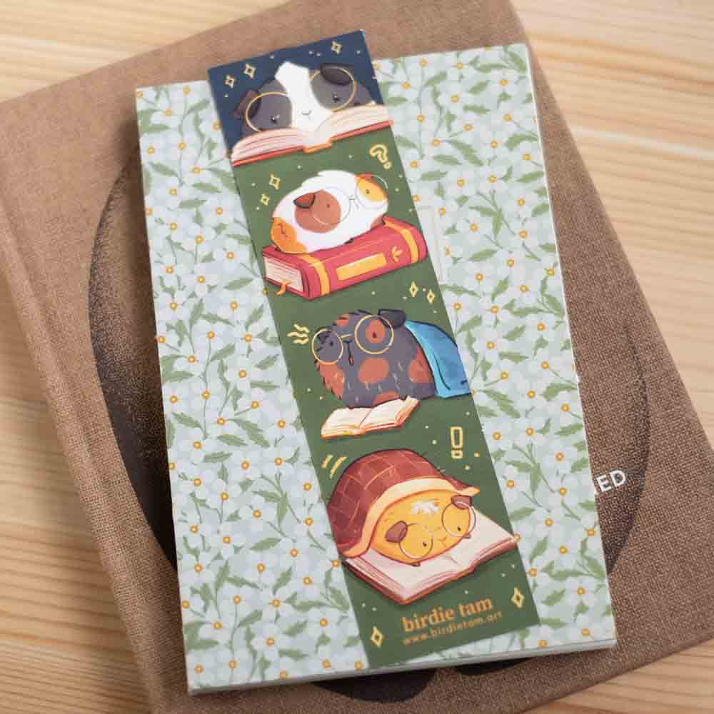 Bookmark - Guinea pig library