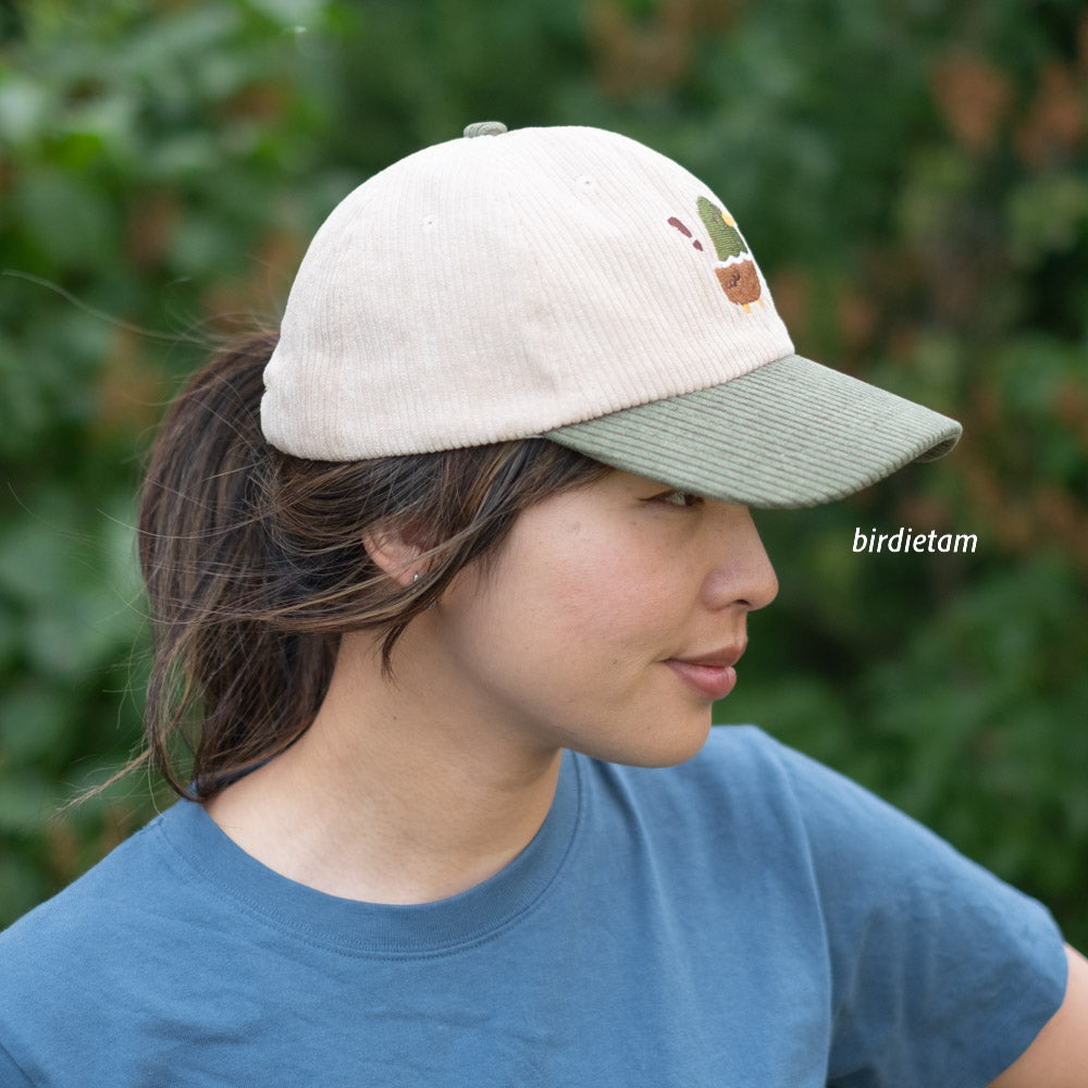 Corduroy cap - Surprised duck