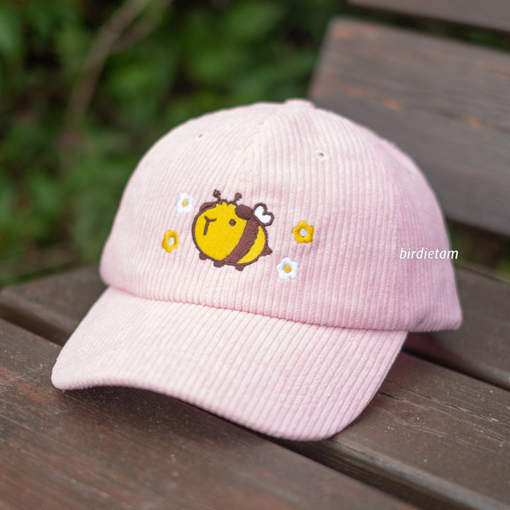 Corduroy cap - Guinea bee