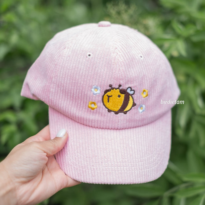 Corduroy cap - Guinea bee