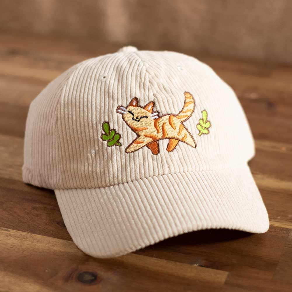 Corduroy cap - Happy tabby