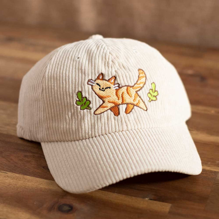 Corduroy cap - Happy tabby