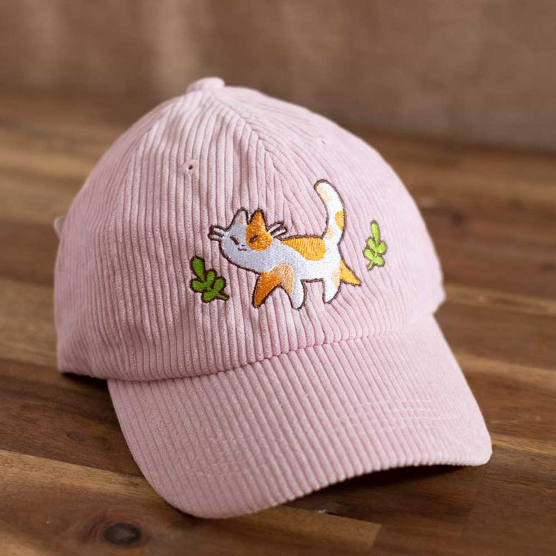 Corduroy cap - Whimsical calico