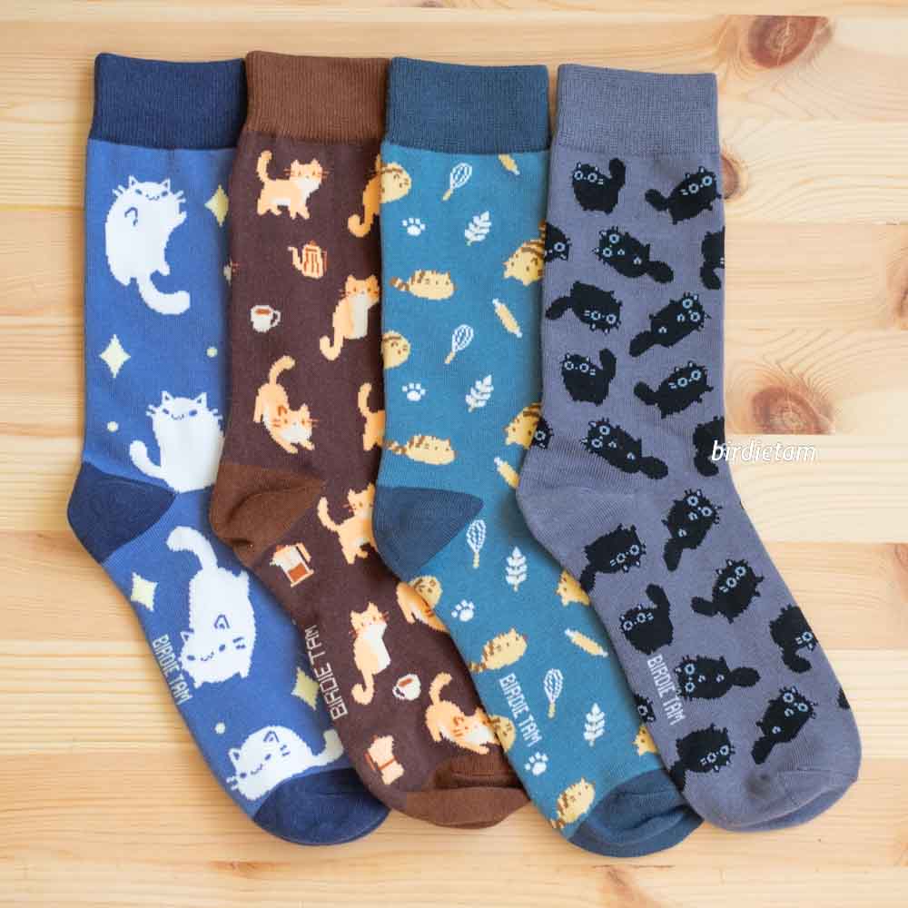 Sock Bundle - Cat Lovers (4 pairs of socks)