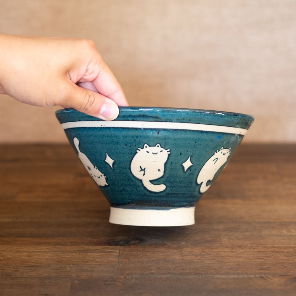 Noodle bowl - Luna cats no. 08