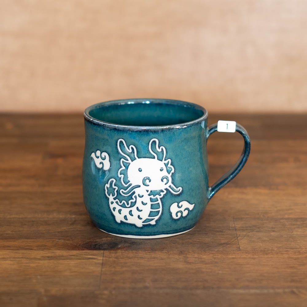Mug 350 ml - Cobalt Dragon, no. 01