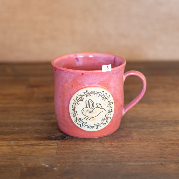 Mug 350 ml - Leaping bunny pink, no. 15