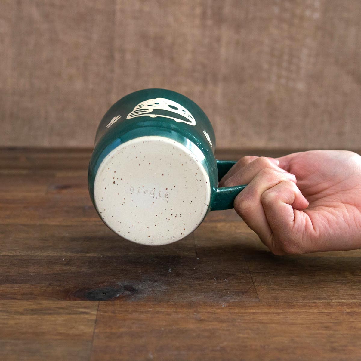 Green budgie mug - 300 ml (10 oz)