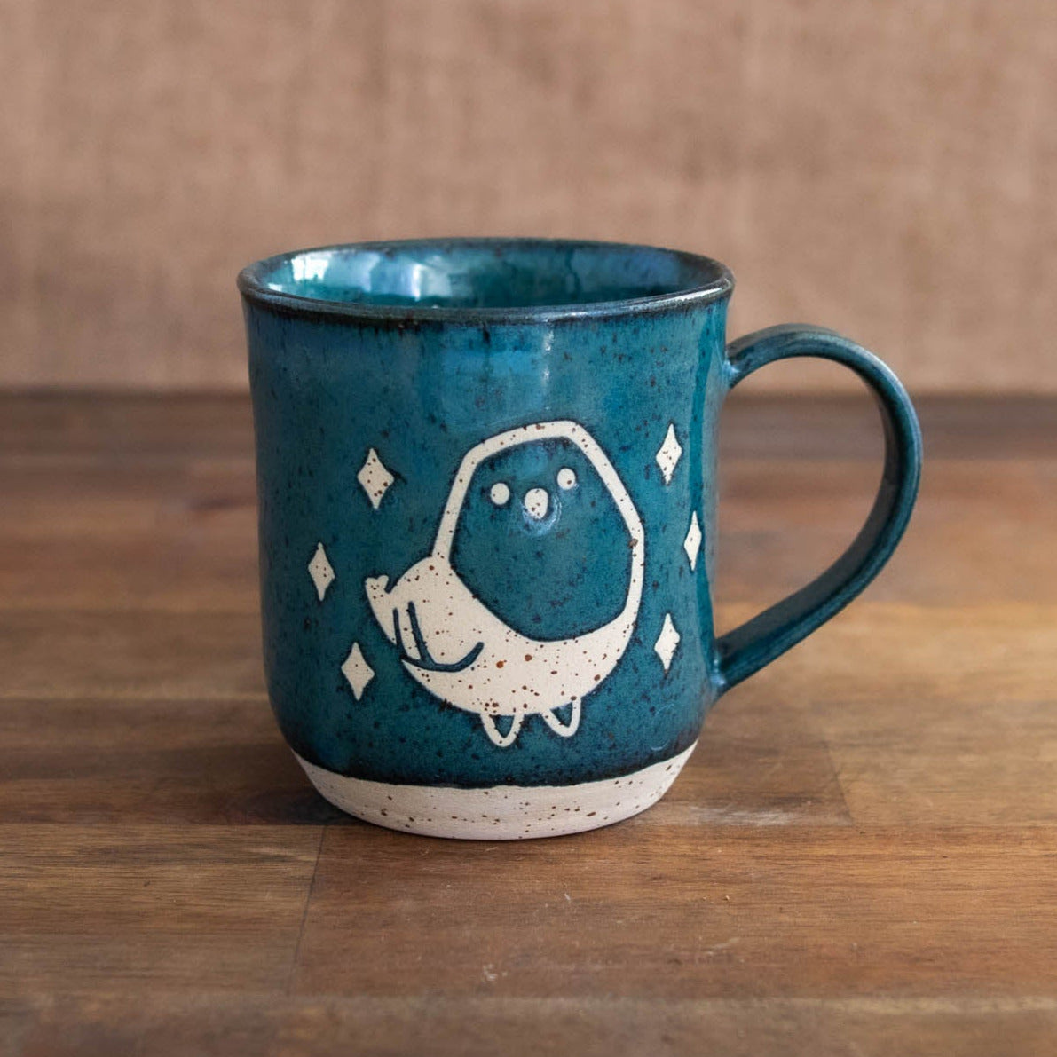 Blue pigeon mug - 300 ml (10 oz)