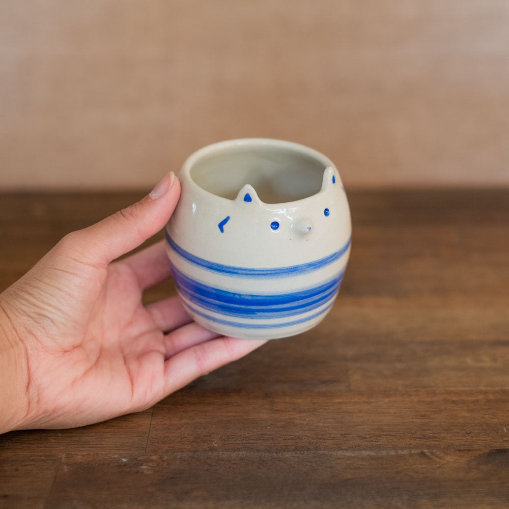 Striped pot (small) - Wolf, no. 26