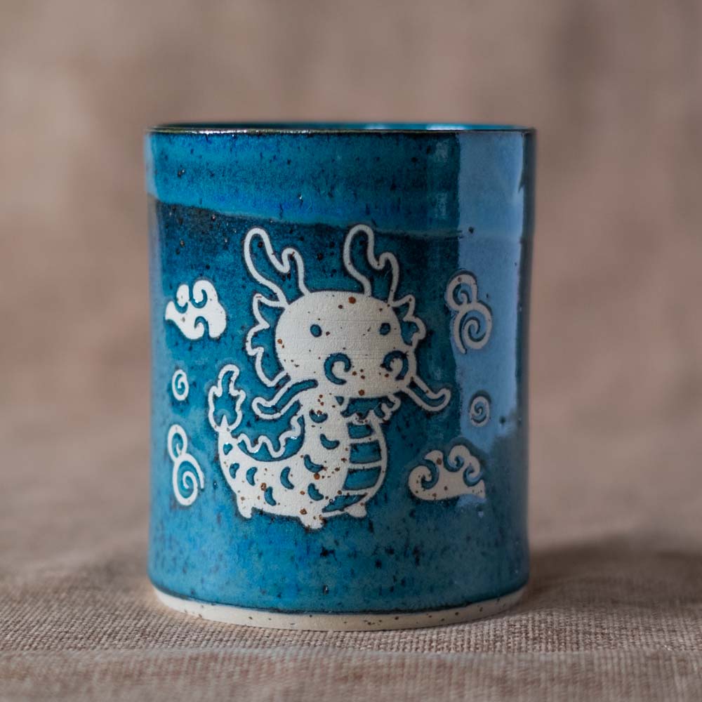 Cobalt Dragon Pot