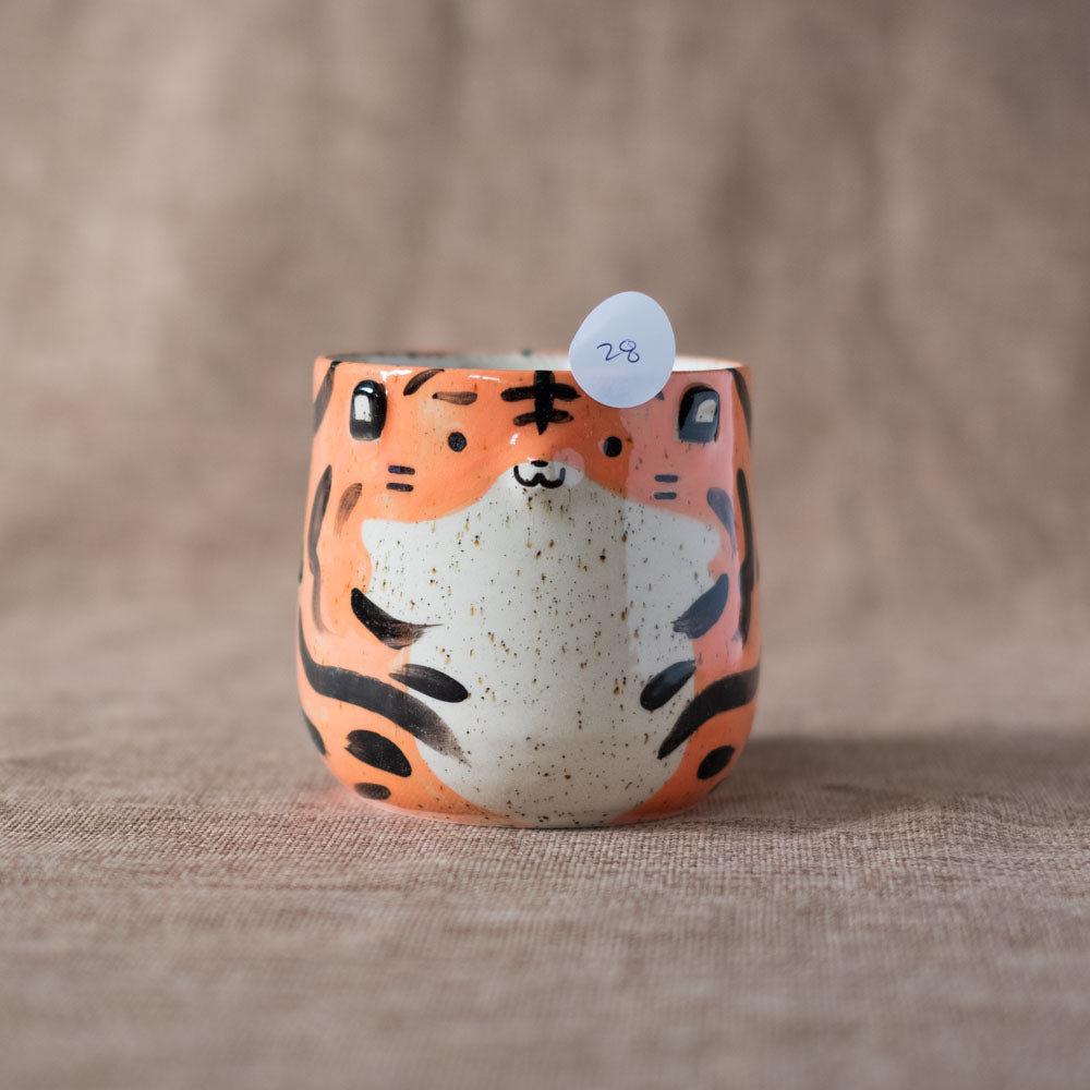 Ceramic Tiger Planter