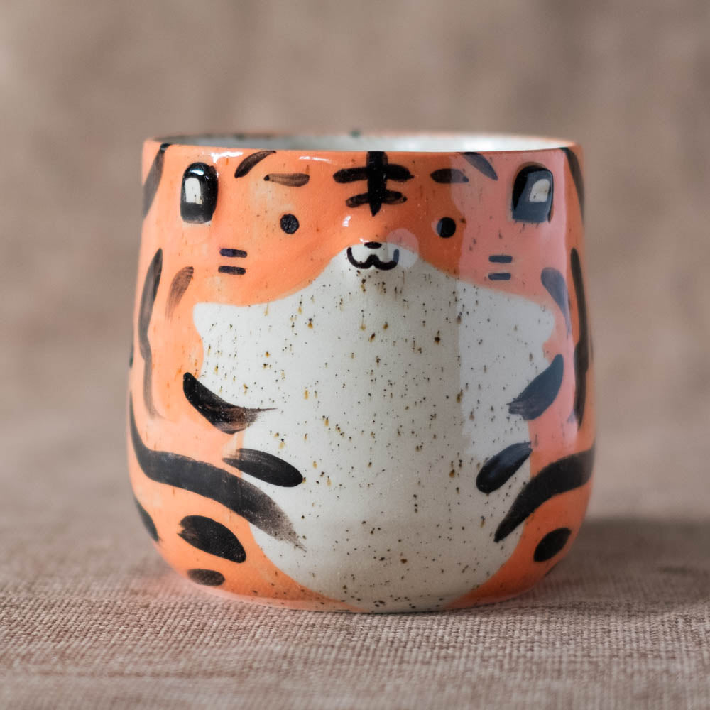 Ceramic Tiger Planter