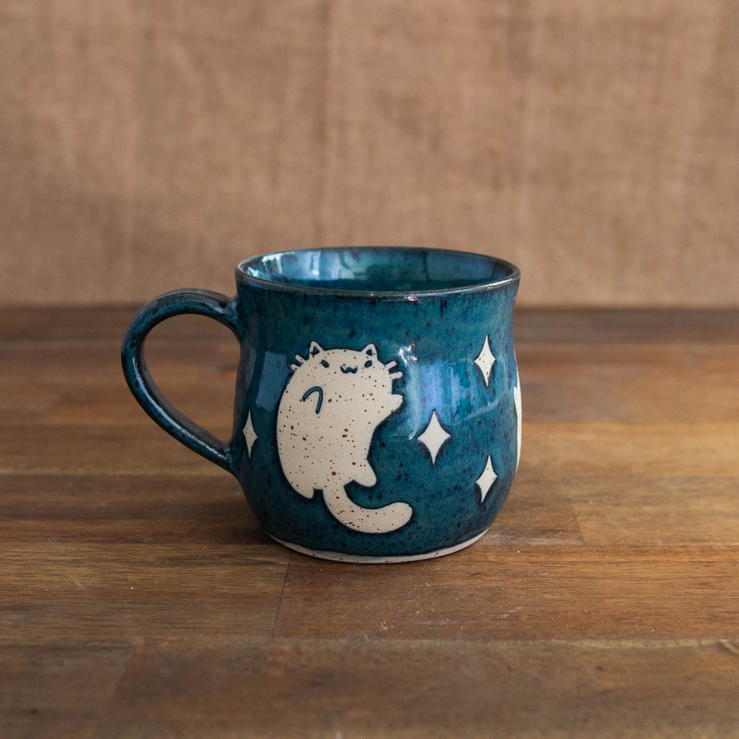 Round Space cats mug - 350 ml (12 oz)