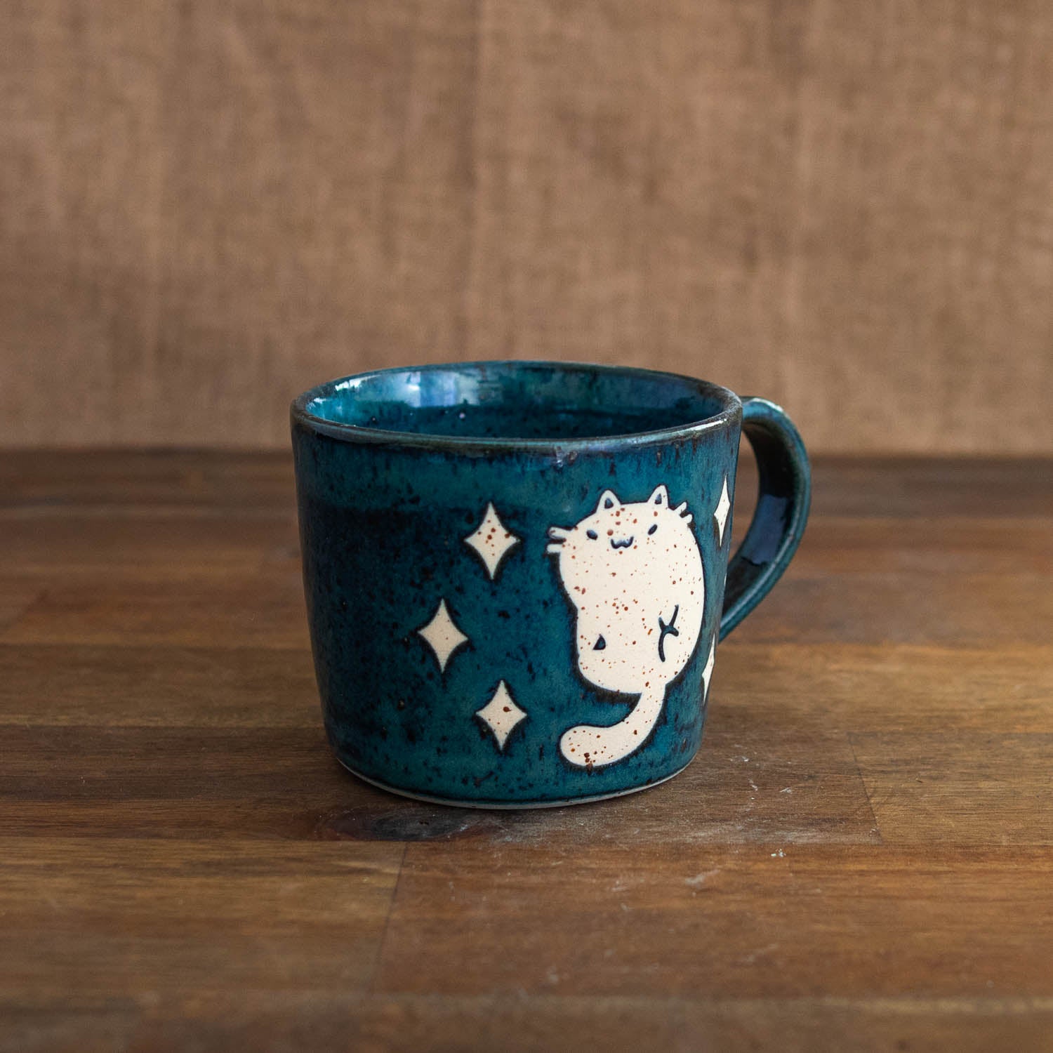Chonky space cat mug - 350 ml (12 oz)