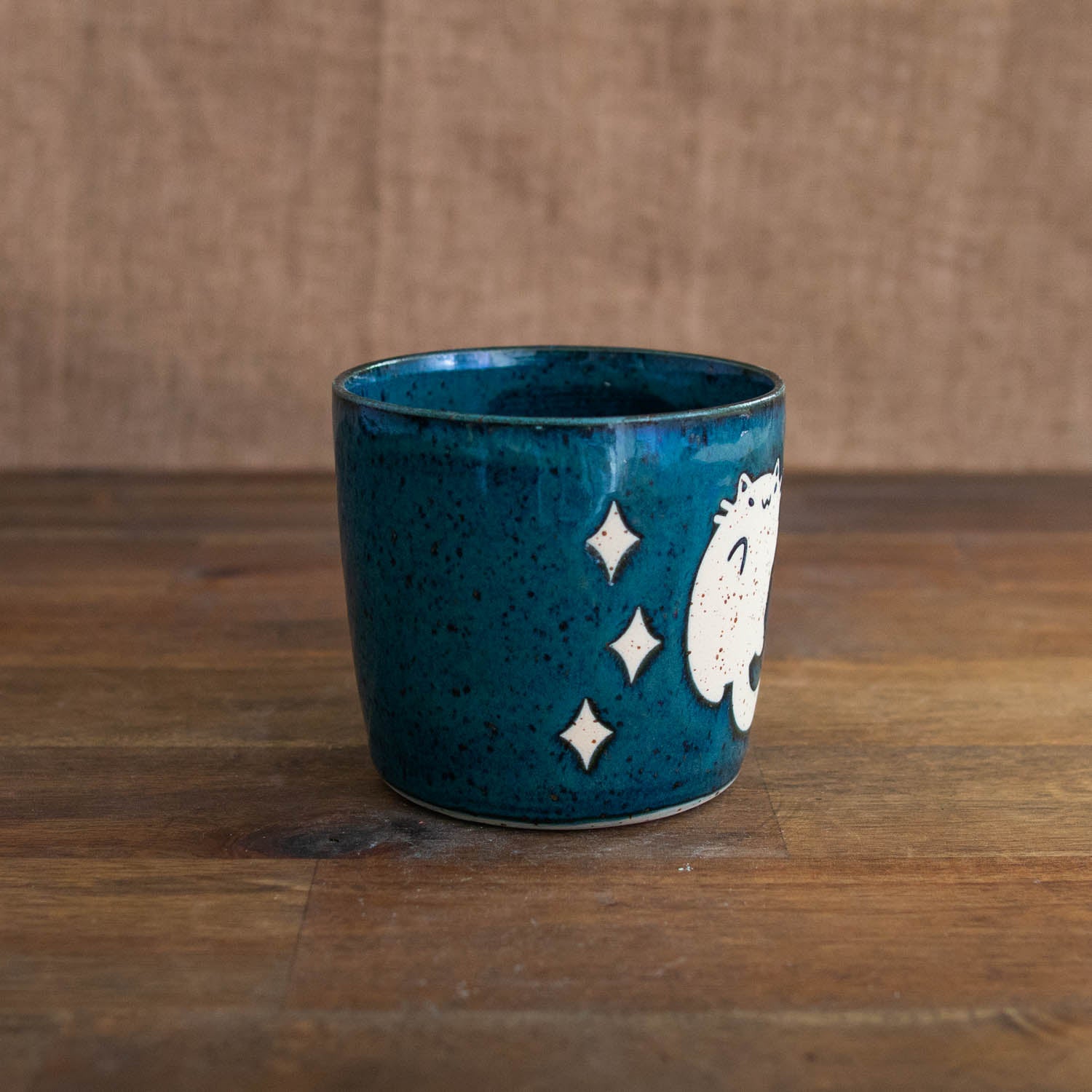 Frolicking space cat mug - 350 ml (12 oz)