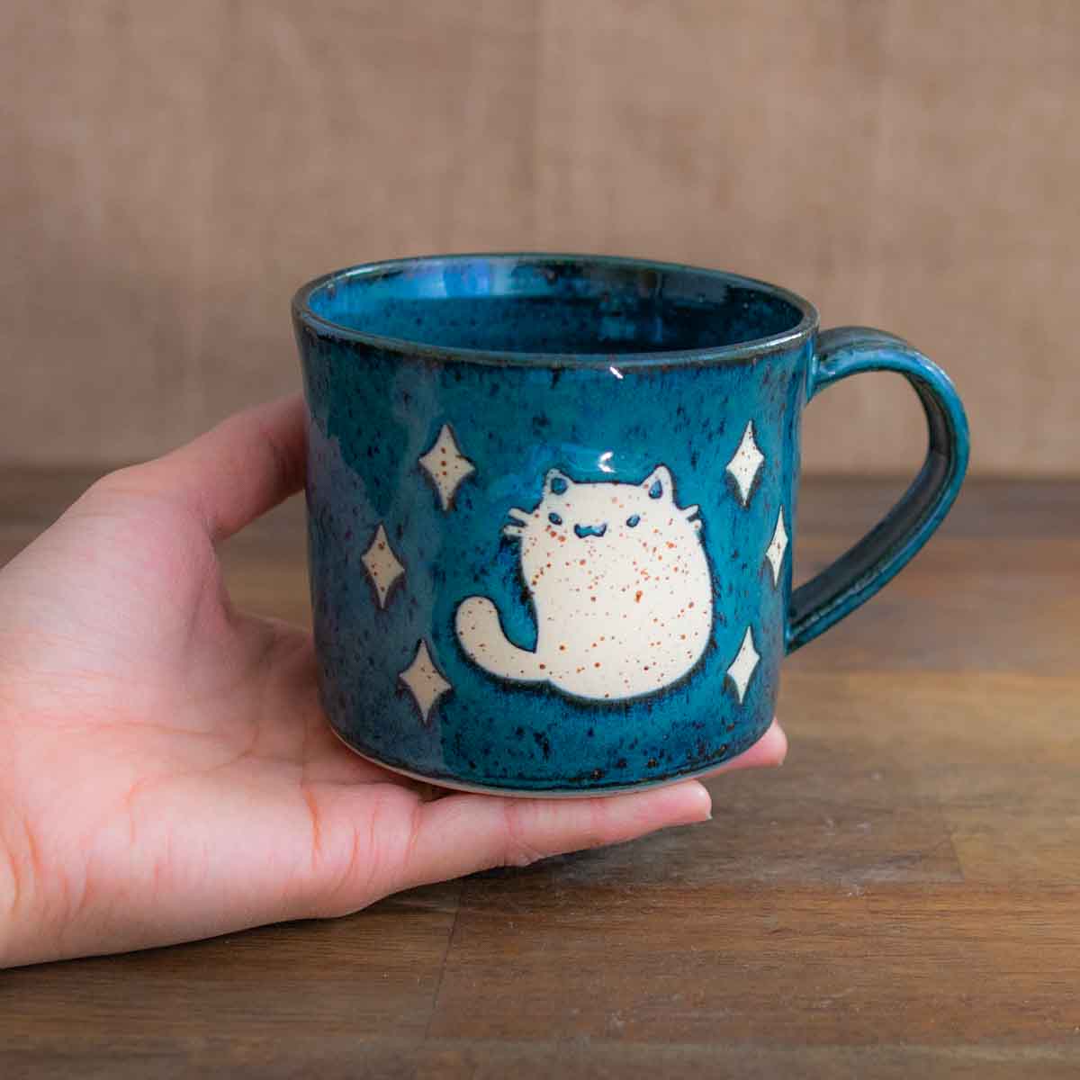 Chill space cat mug - 350 ml (12 oz)