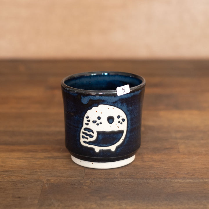 Tea cup 150 ml - Black budgie, no. 05