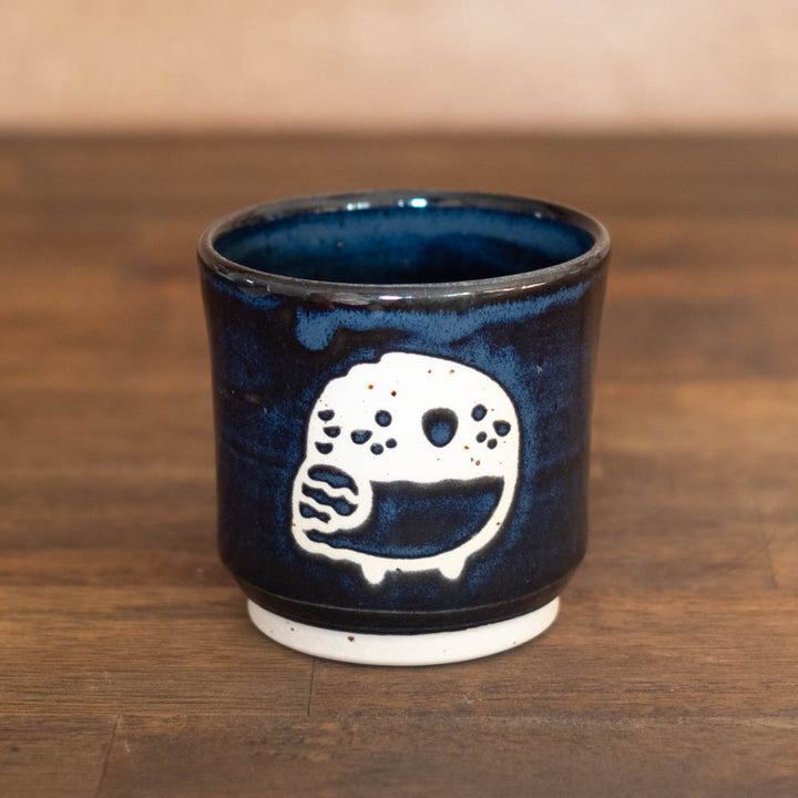 Tea cup 150 ml - Black budgie, no. 05