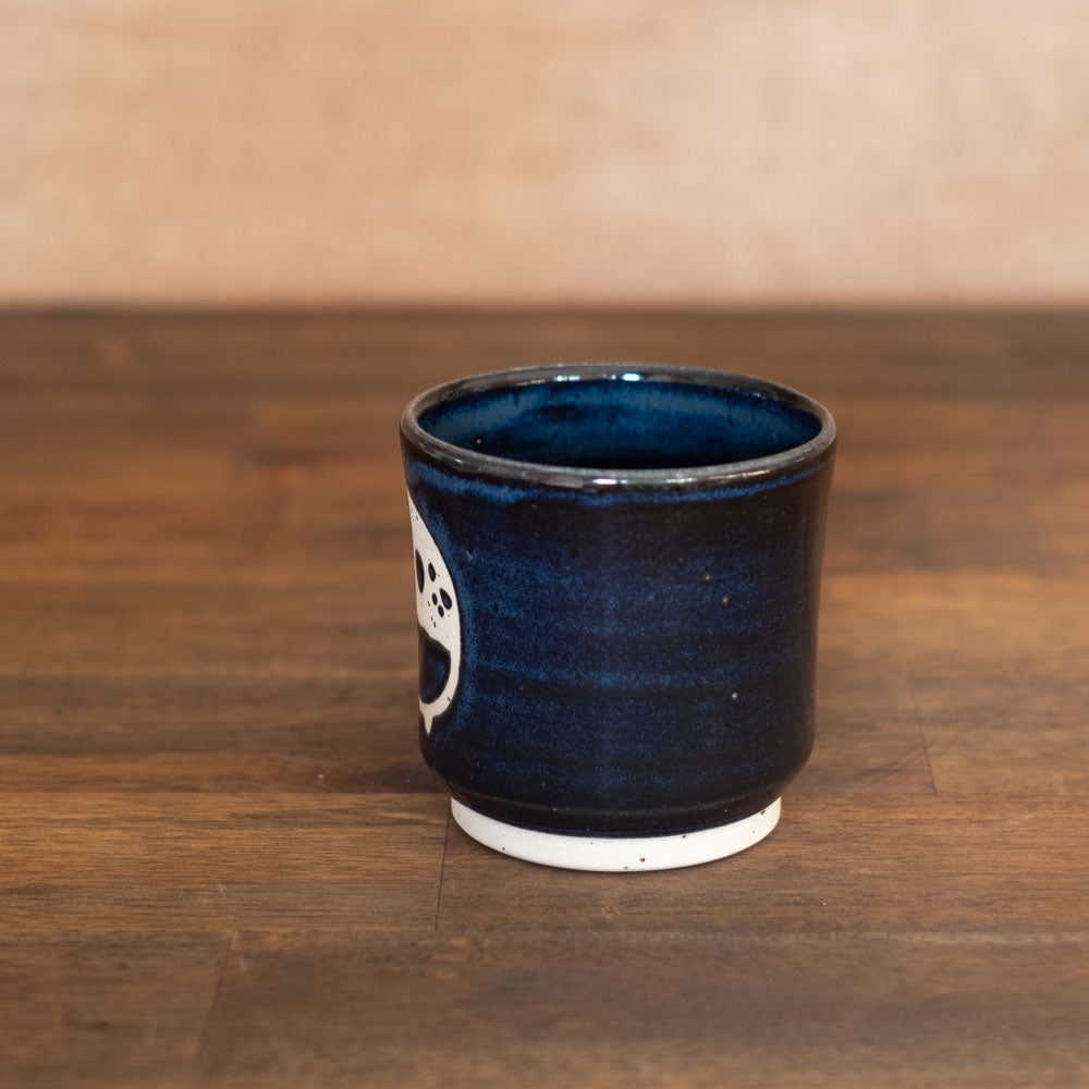 Tea cup 150 ml - Black budgie, no. 05