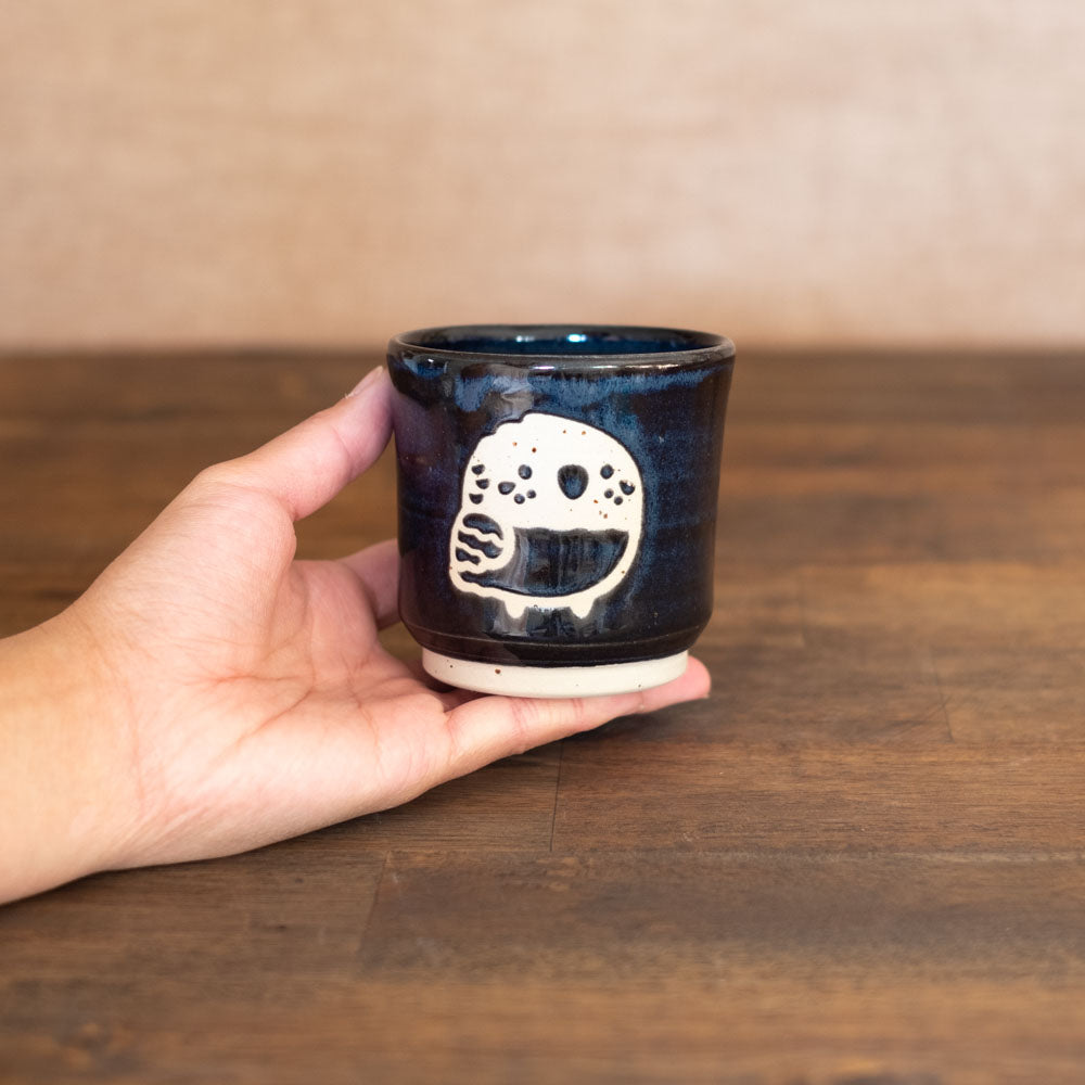 Tea cup 150 ml - Black budgie, no. 05