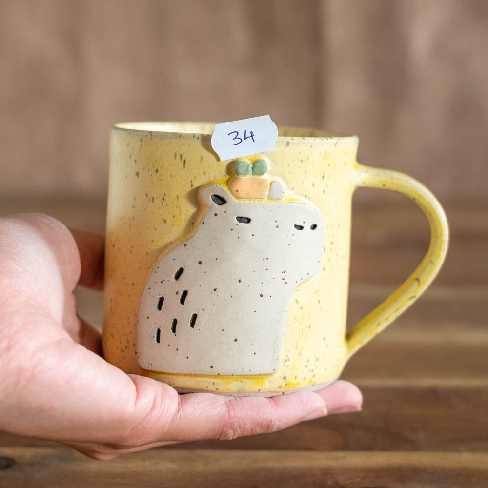 Mug 350 ml - Yellow capy no. 34