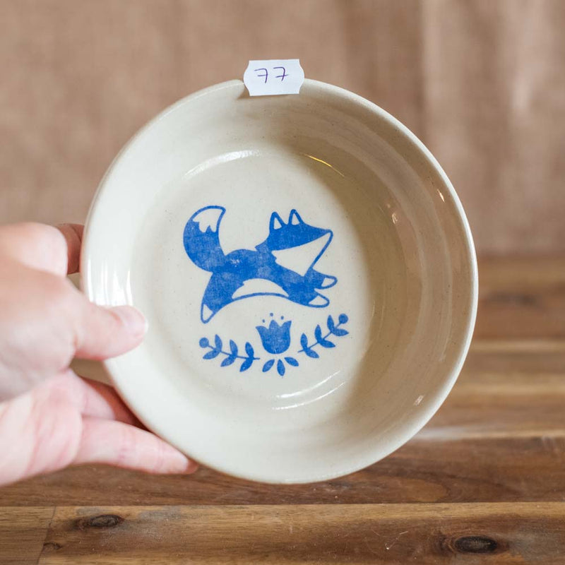 Shallow bowl - Tulip fox no. 76