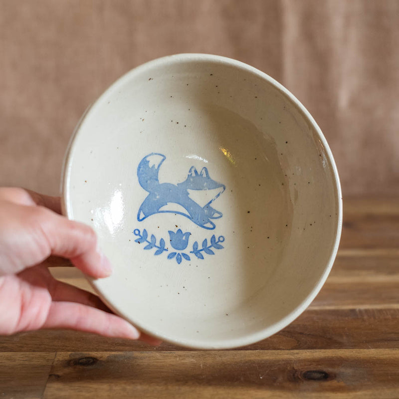 Shallow bowl - Tulip fox no. 78