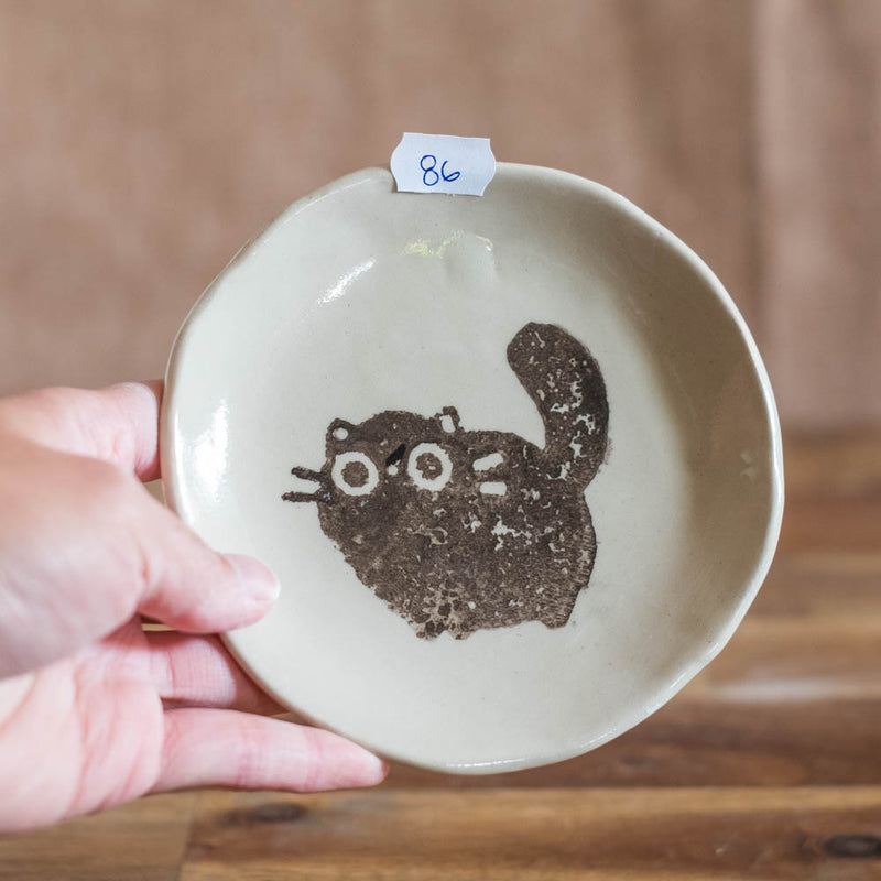 Trinket dish - Black cat no. 86