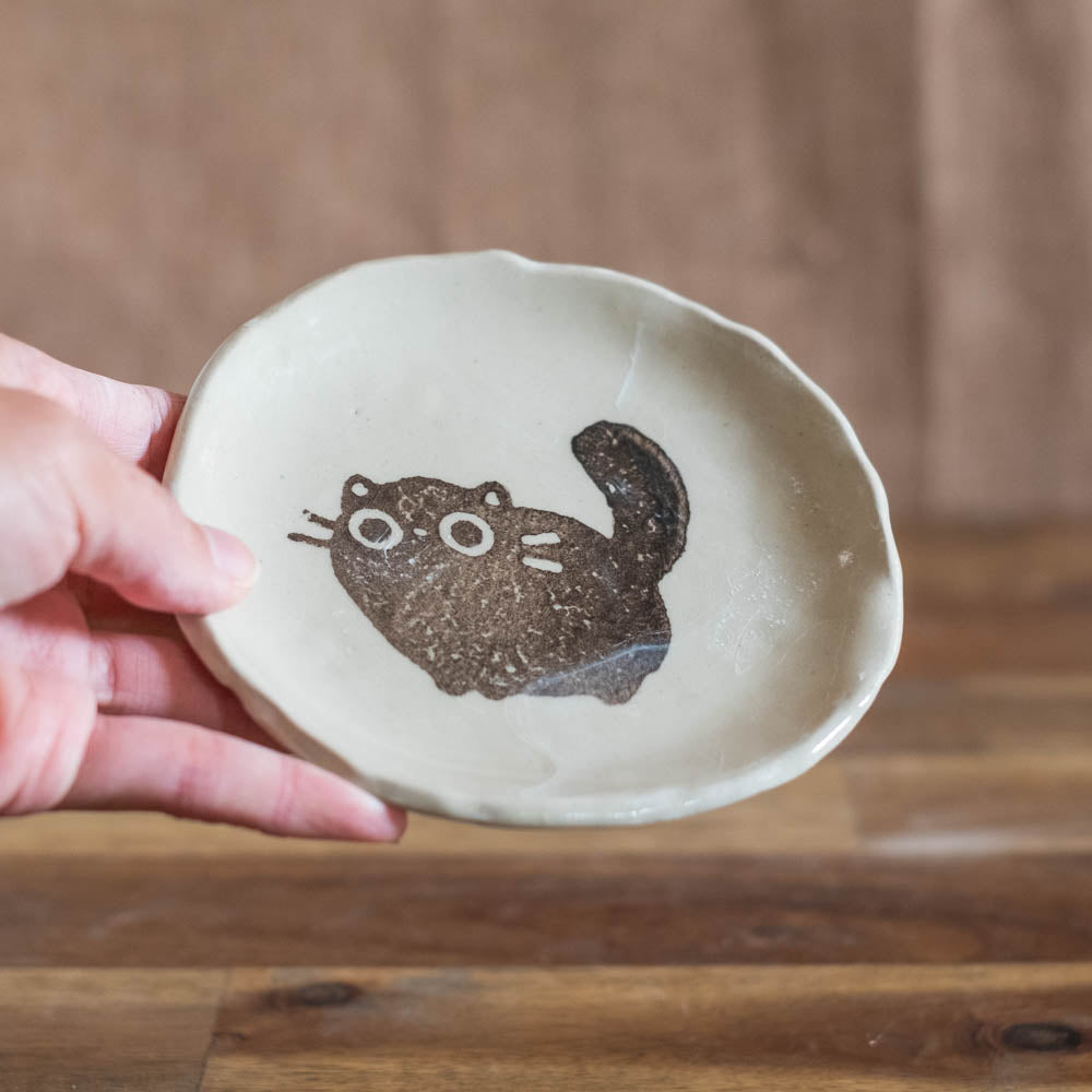 Trinket dish - Black cat no. 87