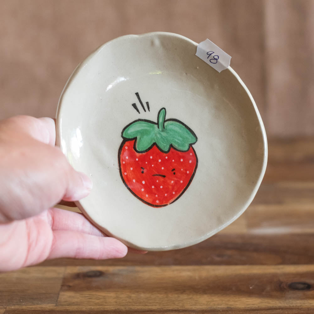 Trinket dish - Angry strawberry no. 98