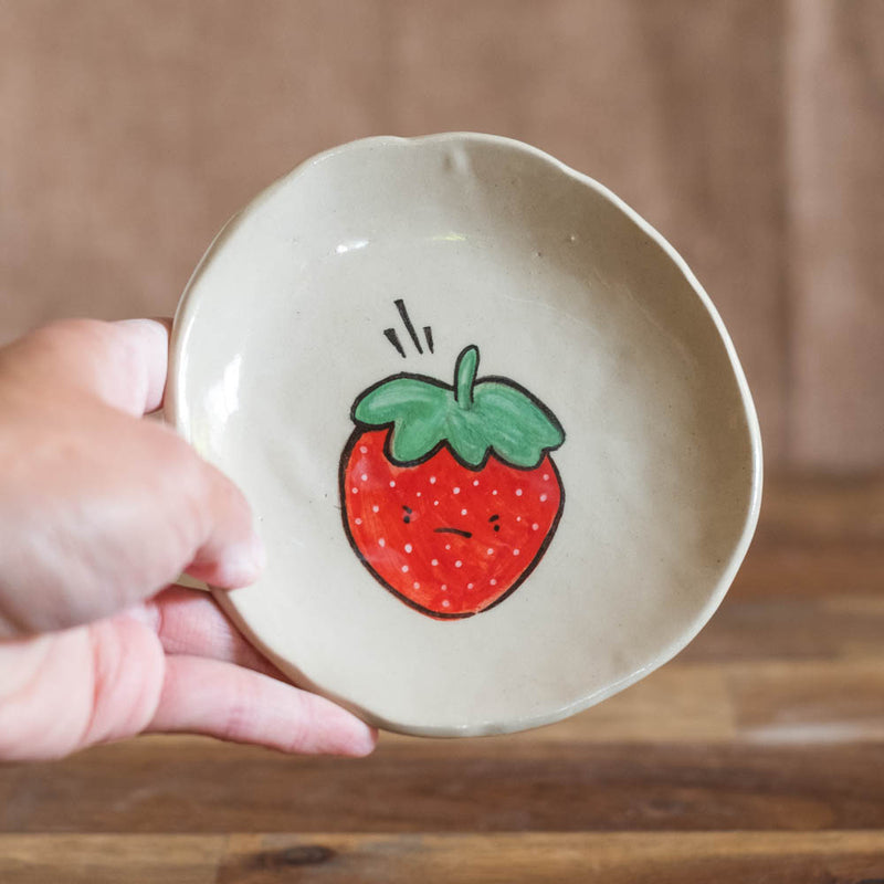 Trinket dish - Angry strawberry no. 98