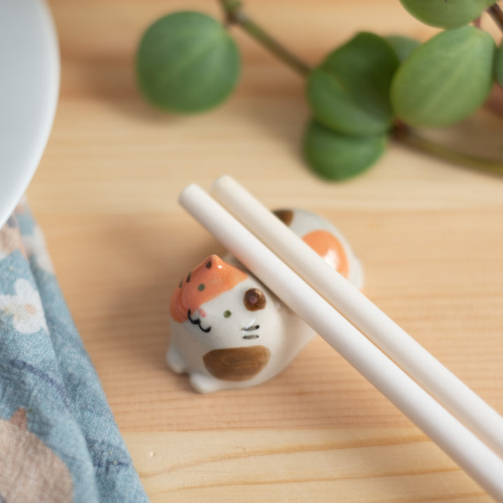 Chopstick rest - Cat, calico