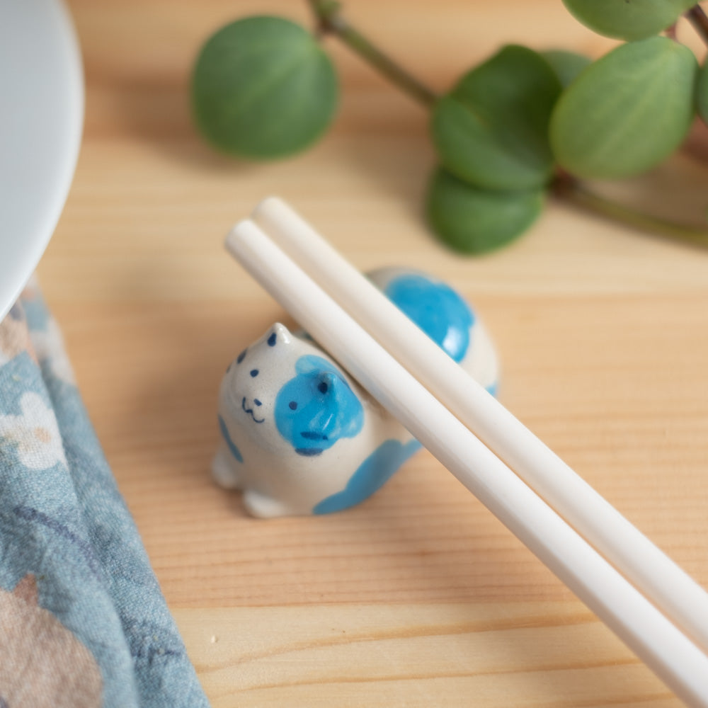 Chopstick rest - Cat, clouds