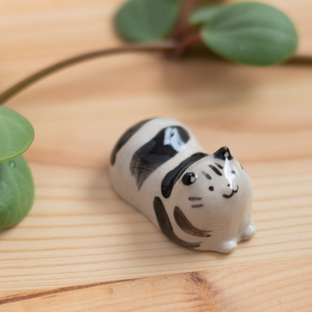 Chopstick rest - Cat, black striped