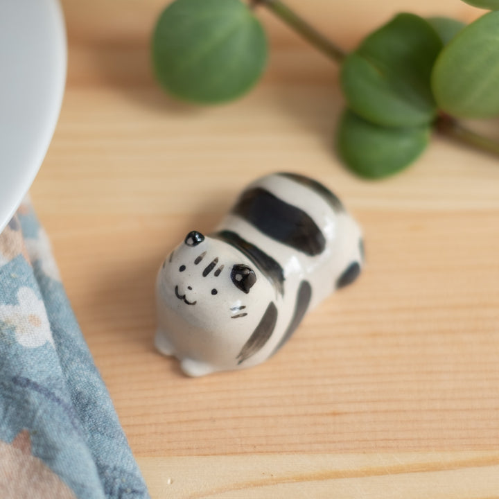 Chopstick rest - Cat, black striped