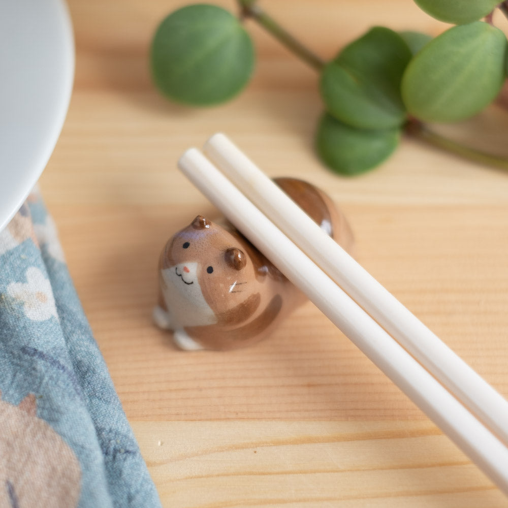 Chopstick rest - Cat, brown tabby